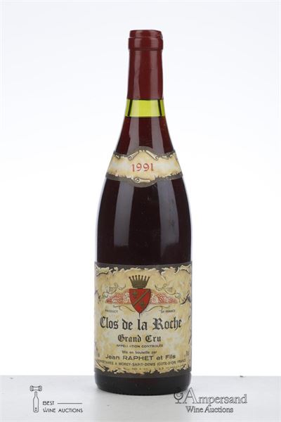 CLOS DE LA ROCHE 1991 - Jean Raphet - 1 Bottle