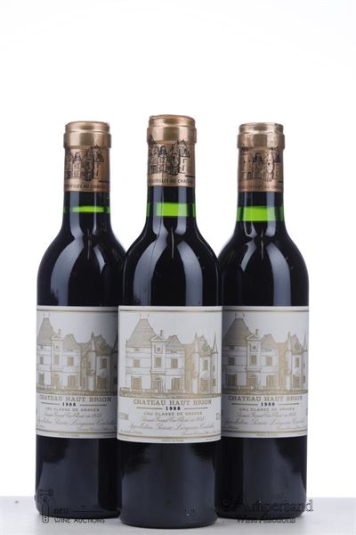HAUT BRION 1988 - Mc - 3 Half Bottles