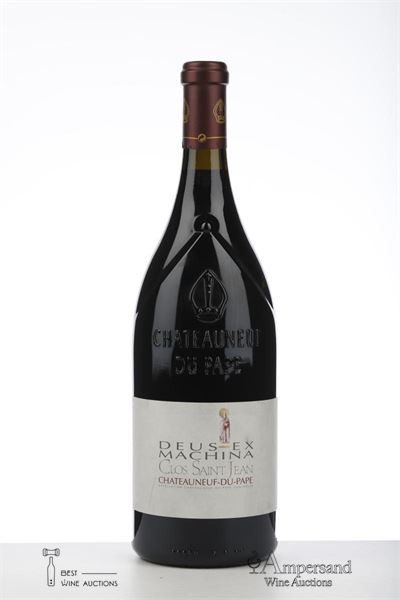 CHATEAUNEUF DU PAPE DEUS EX MACHINA 2010 - Clos Saint Jean - 1 Magnum