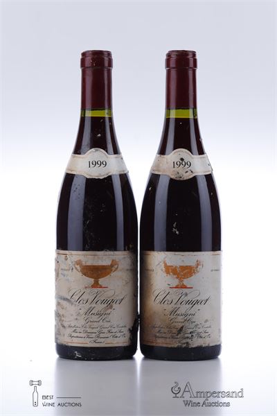 CLOS VOUGEOT MUSIGNI 1999 - Gros Frere et Soeur - 2 Bottles