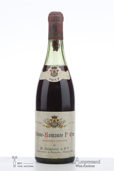 VOSNE ROMANEE 1 ER CRU 1957 - Deroye - 1 Bottle