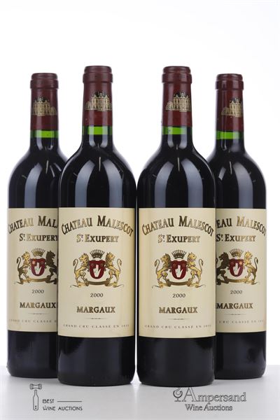 MALESCOT ST EXUPERY 2000 - Mc - 4 Bottles