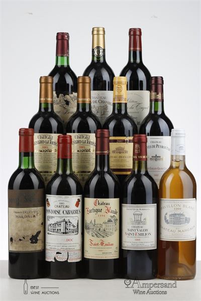 LOT BORDEAUX MIXED - Mc - 12 Bottles