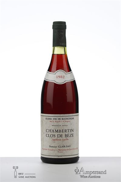 CHAMBERTIN CLOS DE BEZE 1982 - Clair Daü - 1 Bottle