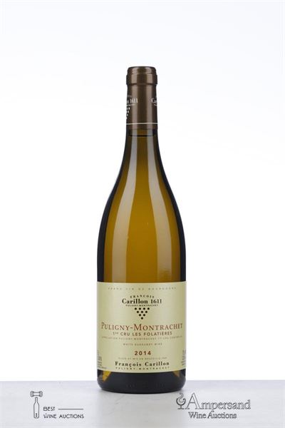 PULIGNY MONTRACHET LES FOLATIERES 2014 - Francois Carillon - 1 Bottle