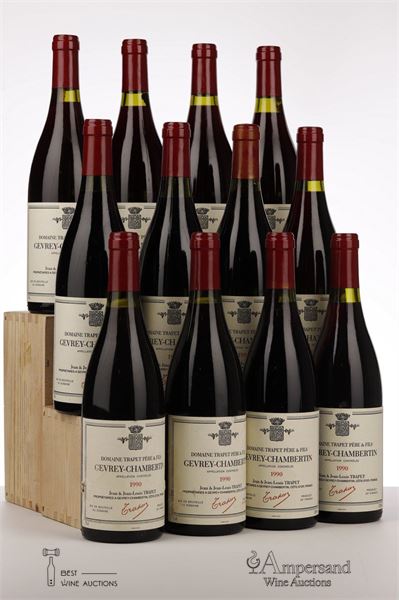 GEVREY CHAMBERTIN 1990 - Jean et Jean Louis Trapet - 12 Bottles