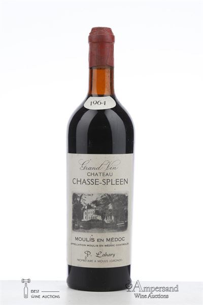CHASSE SPLEEN 1964 - P. Lahary - 1 Bottle