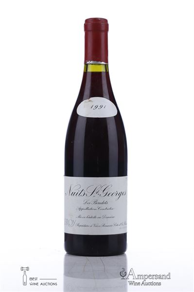 NUITS ST GEORGES LES BOUDOTS 1991 - Leroy - 1 Bottle