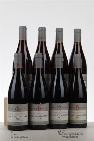 NUITS ST GEORGES CLOS DES FORETS ST GEORGES 2001 - Domaine de l'Arlot - 8 Bottles