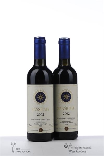 SASSICAIA 2002 - Tenuta San Guido - 2 Half Bottles