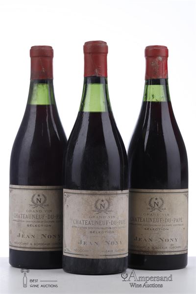 CHATEAUNEUF DU PAPE 1957 - Jean Nony - 3 Bottles