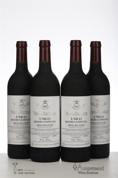 VEGA SICILIA UNICO RESERVA ESPECIAL 08-09-10 NV - Vega Sicilia - 4 Bottles