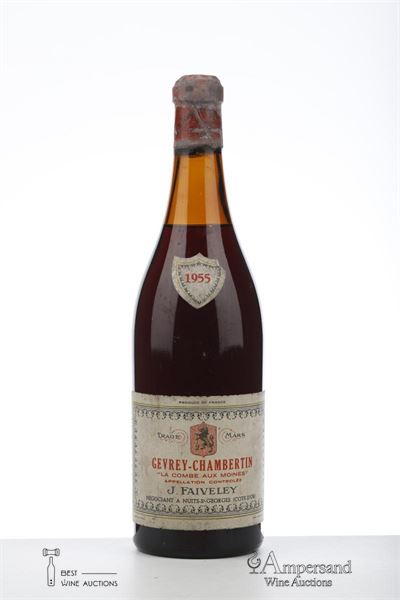 GEVREY CHAMBERTIN LA COMBE AUX MOINES 1955 - Faiveley mise Leopold Legrand - 1 Bottle