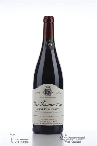 VOSNE ROMANEE CROS PARANTOUX 2016 - Emmanuel Rouget - 1 Bottle