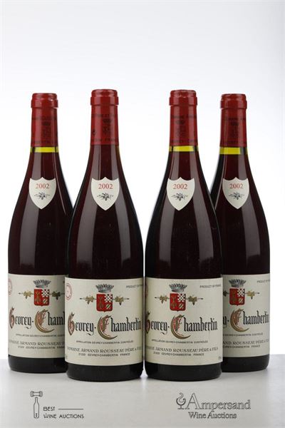 GEVREY CHAMBERTIN 2002 - Armand Rousseau - 4 Bottles