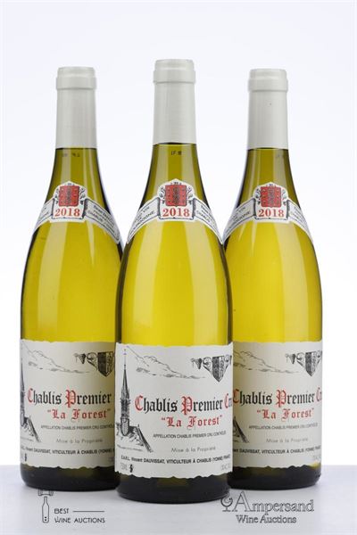 CHABLIS LA FOREST 2018 - Vincent Dauvissat - 3 Bottles