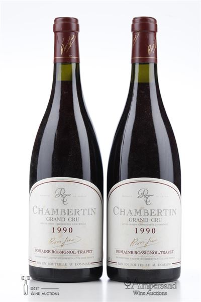 CHAMBERTIN 1990 - Rossignol Trapet - 2 Bottles