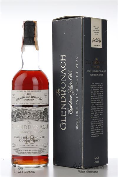1972 GLENDRONACH 18 Y - Bottle 1109/3000 - Alc 43% - 1 Bottle - Oc 1