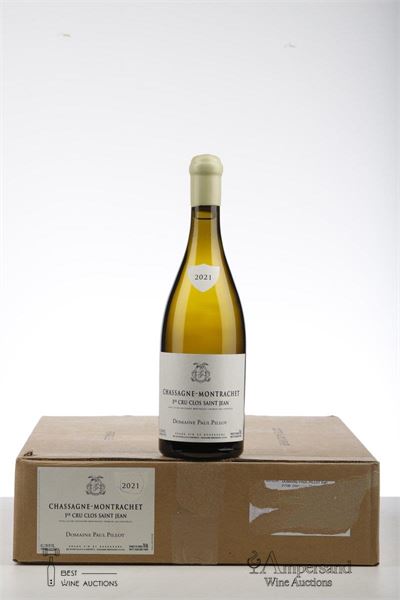 CHASSAGNE MONTRACHET BLANC CLOS ST JEAN 2021 - Paul Pillot - 6 Bottles - Oc 6