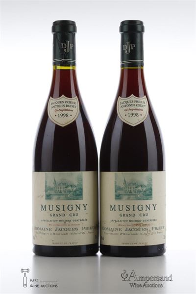 MUSIGNY 1998 - Jacques Prieur - 2 Bottles
