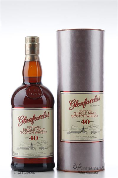 GLENFARCLAS 40 Y  - 1 Bottle - Tube