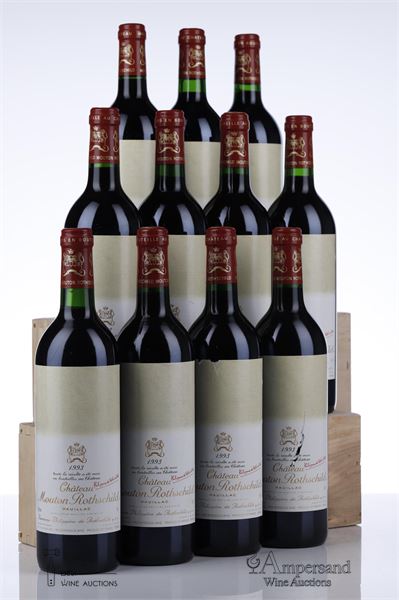 MOUTON ROTHSCHILD 1993 - 11 Bottles - Owc 12