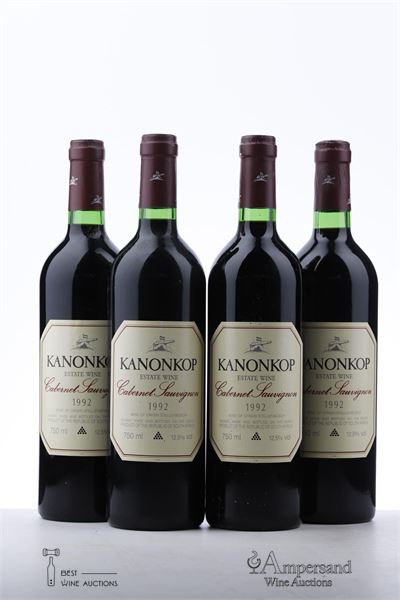KANONKOP CABERNET SAUVIGNON 1992 - Kanonkop Cellars - 4 Bottles