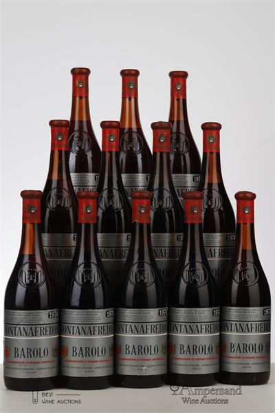 BAROLO VIGNA LAZZARITO 1971 - Fontanafredda - 12 Bottles