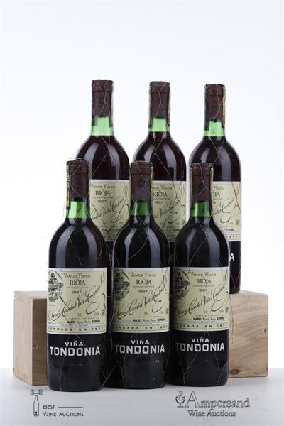VINA TONDONIA RESERVA 1987 - Lopez de Heredia - 6 Bottles