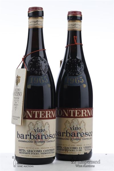 BARBARESCO 1965 - Giacomo Conterno - 2 Bottles