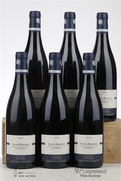 VOSNE ROMANEE LES BARREAUX 2011 - Anne Gros - 6 Bottles