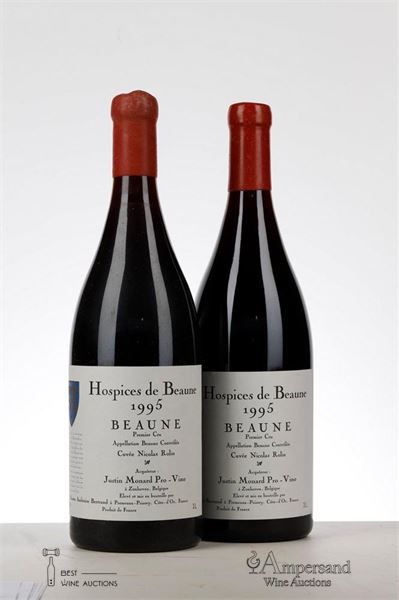 HOSPICES DE BEAUNE BEAUNE 1ER CRU CUVEE NICOLAS ROLIN 1995 - Bertrand Ambroise - 2 x 3.00 Liter Bottles - Owc 1
