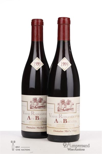 VOSNE ROMANEE AUX BRULEES 1999 - Michel Gros - 2 Bottles