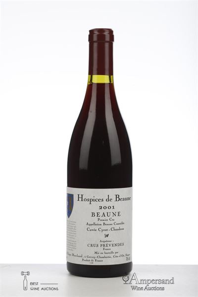 HOSPICES DE BEAUNE BEAUNE 1ER CRU CUVEE CYROT CHAUDRON 2001 - Jean Philippe Marchand - 1 Bottle