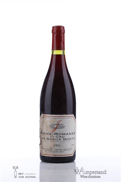 VOSNE ROMANEE LES BEAUX MONTS 1991 - Jean Grivot - 1 Bottle