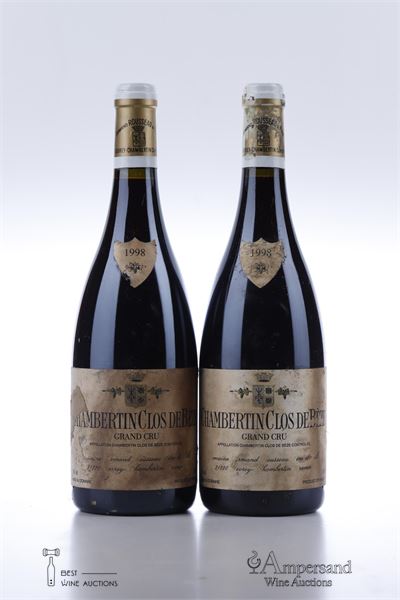 CHAMBERTIN CLOS DE BEZE 1998 - Armand Rousseau - 2 Bottles
