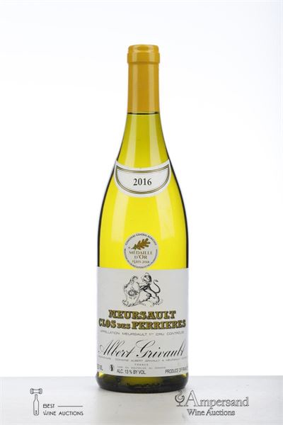 MEURSAULT CLOS DES PERRIERES 2016 - Albert Grivault - 1 Bottle