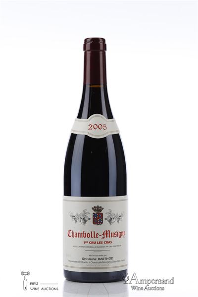 CHAMBOLLE MUSIGNY LES CRAS 2005 - Ghislaine Barthod - 1 Bottle