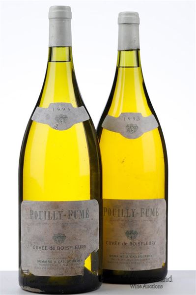 POUILLY FUME CUVEE DE BOISFLEURY 1995 - A.Cailbourdin - 2 Magnums