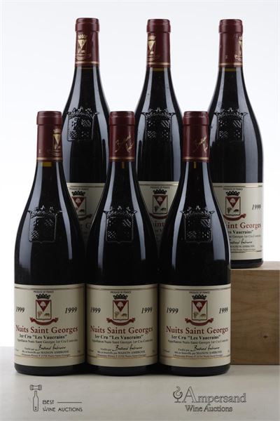 NUITS ST GEORGES LES VAUCRAINS 1999 - Bernard Ambroise - 6 Bottles