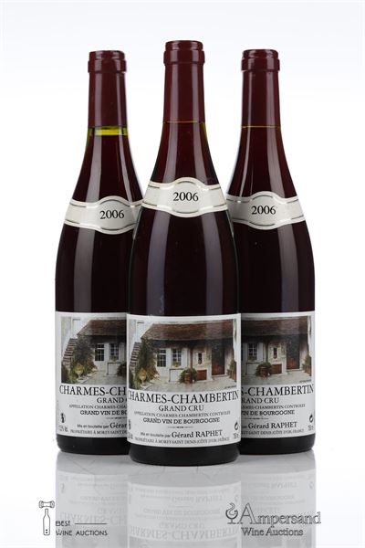 CHARMES CHAMBERTIN 2006 - Gerard Raphet - 3 Bottles