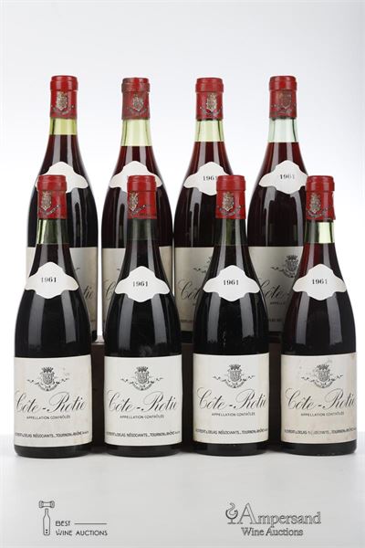 COTE ROTIE 1961 - Audibert & Delas - 8 Bottles