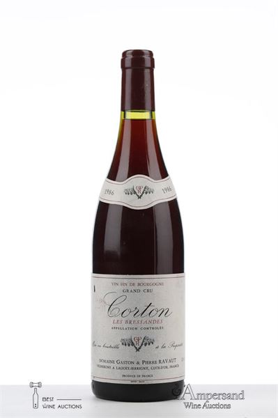 CORTON LES BRESSANDES 1986 - Gaston et Pierre Ravaut - 1 Bottle