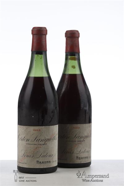 CORTON LANGUETTES 1953 - Louis Latour - 2 Bottles