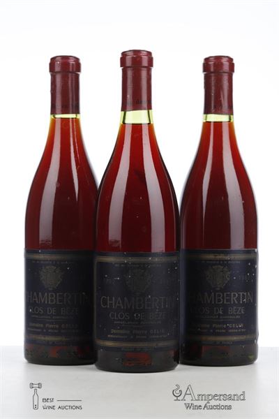 CHAMBERTIN CLOS DE BEZE 1982 - Pierre Gélin - 3 Bottles