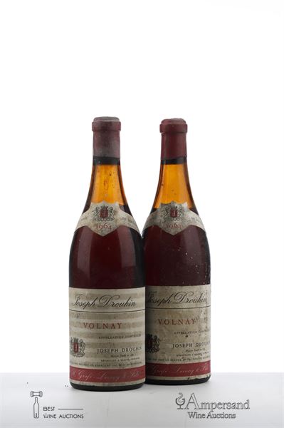 VOLNAY 1964 - Joseph Drouhin - Grafe Lecocq - 2 Bottles