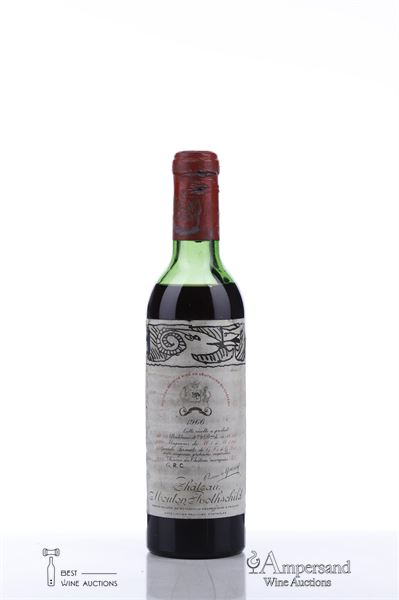MOUTON ROTHSCHILD 1966 - RC - 1 Half Bottle