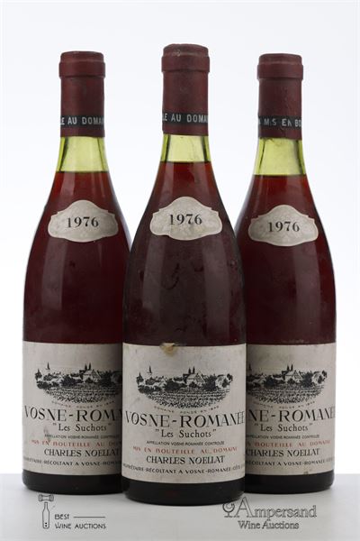 VOSNE ROMANEE LES SUCHOTS 1976 - Charles Noellat - 3 Bottles