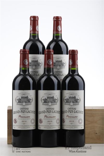 GRAND PUY LACOSTE 2010 - Mc - 5 Bottles