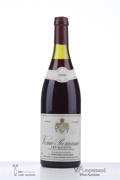 VOSNE ROMANEE LES SUCHOTS 1988 - J. Confuron Cotetidot - 1 Bottle